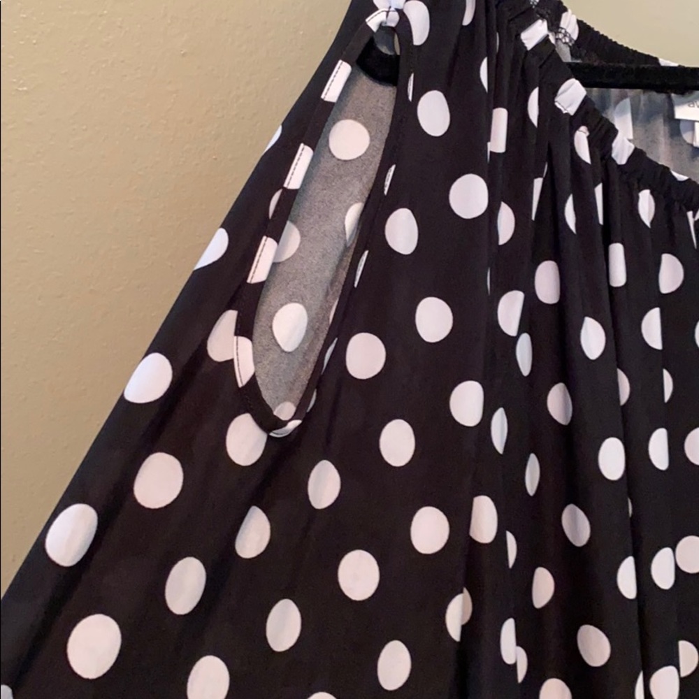 Polka Dot Top from Avenue - Picture 2 of 6